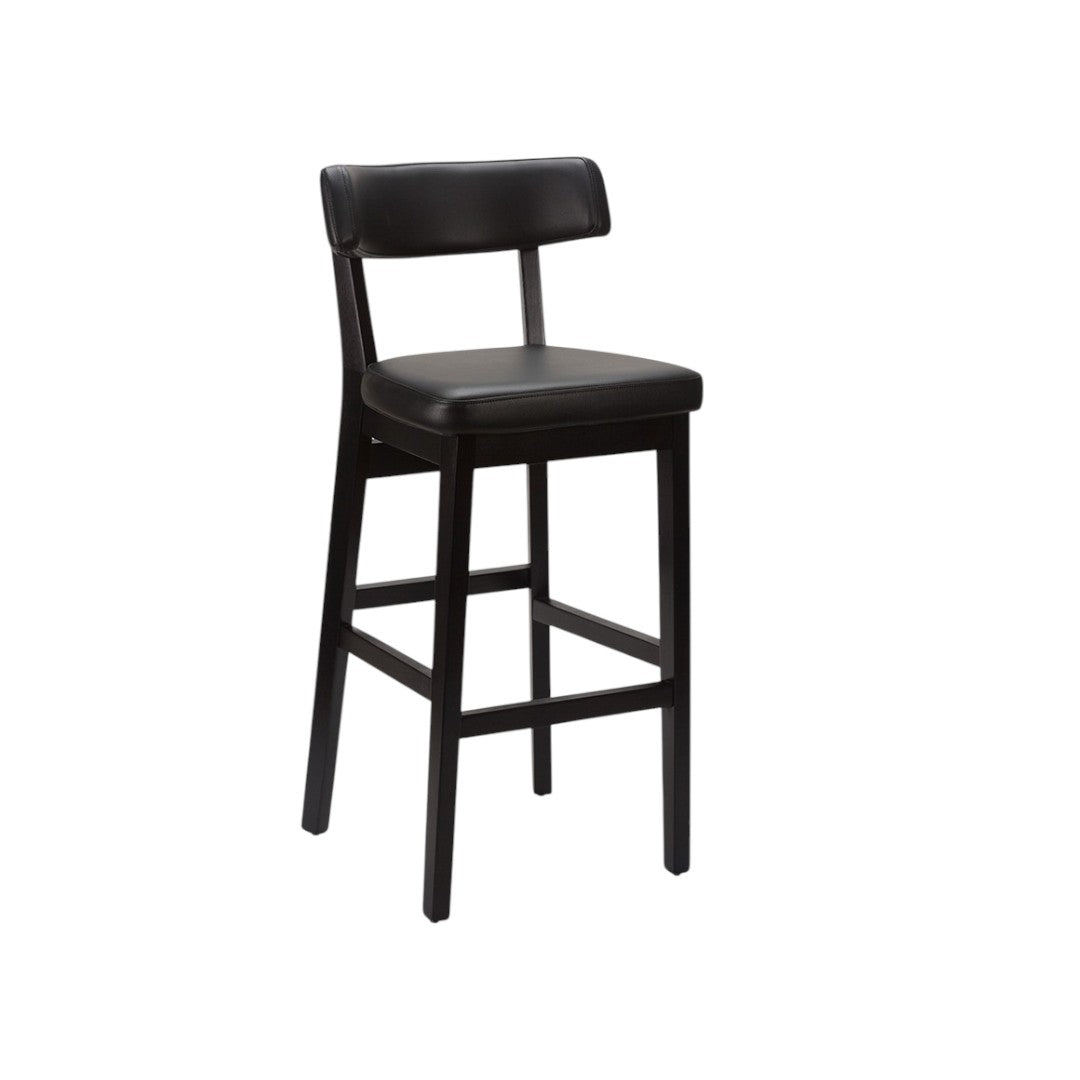 The Soho Bar Stool | Contract Grade | In Stock Black Black Legs - Industrious Decor