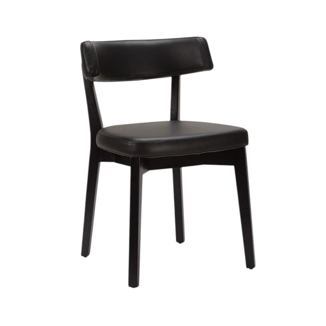 The Soho Dining Chair | Contract Grade | In Stock Black Black Legs - Industrious Decor