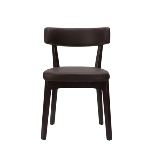 The Soho Dining Chair | Contract Grade | In Stock Dark Brown Wenge Legs - Industrious Decor
