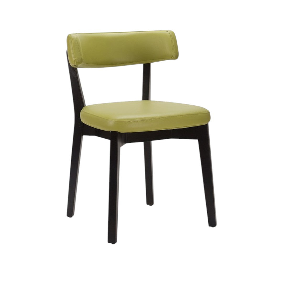 The Soho Dining Chair | Contract Grade | In Stock Lime Green Black Legs - Industrious Decor