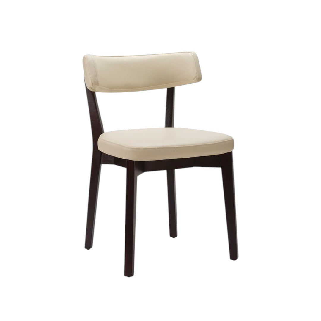 The Soho Dining Chair | Contract Grade | In Stock Ivory Wenge Legs - Industrious Decor