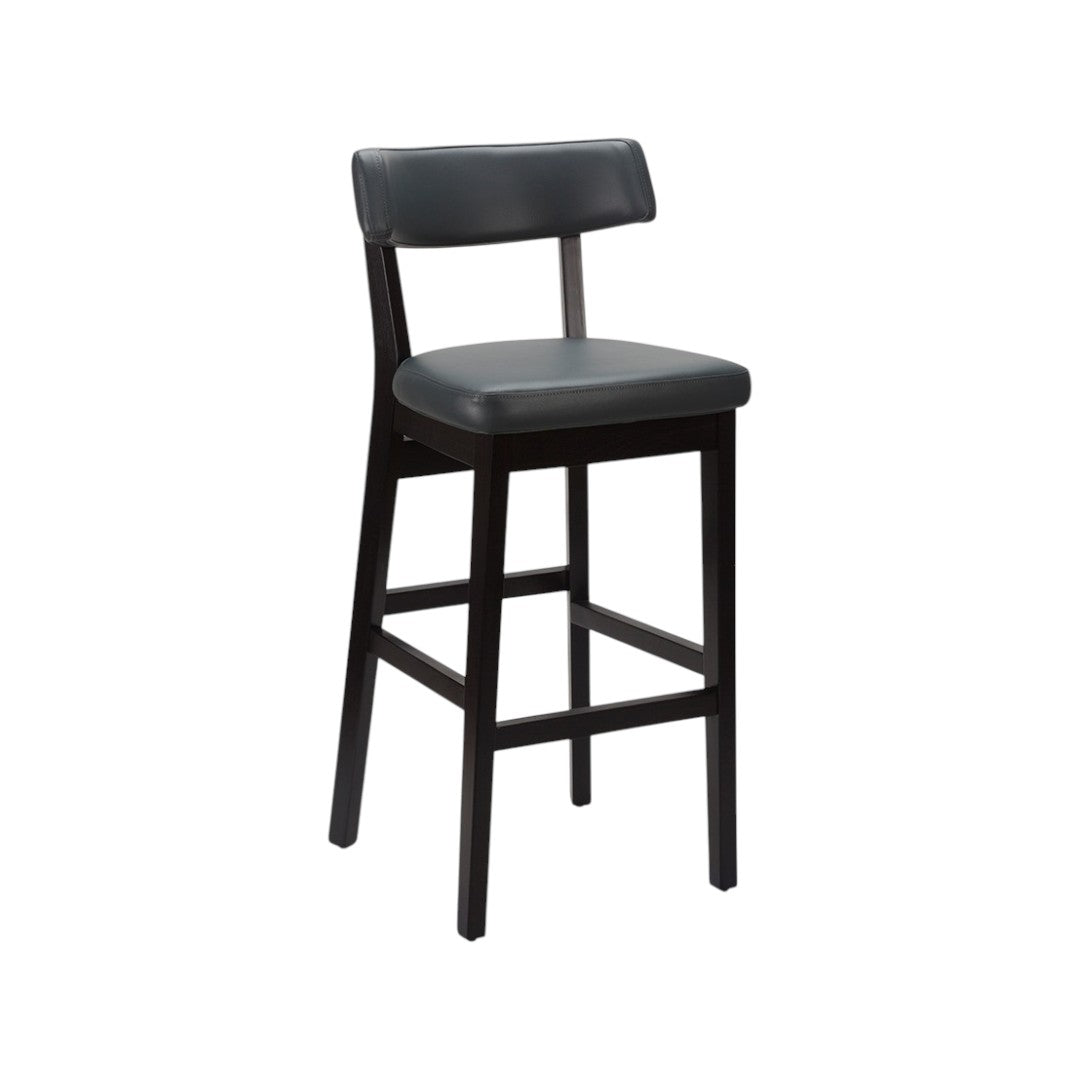 The Soho Bar Stool | Contract Grade | In Stock Iron Grey Black Legs - Industrious Decor