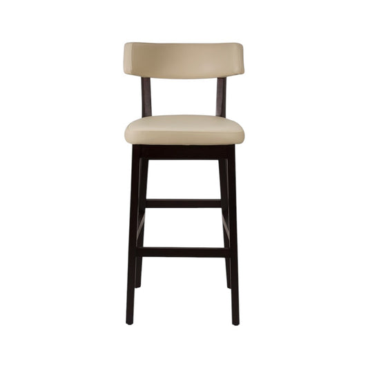 The Soho Bar Stool | Contract Grade | In Stock Ivory Wenge Legs - Industrious Decor