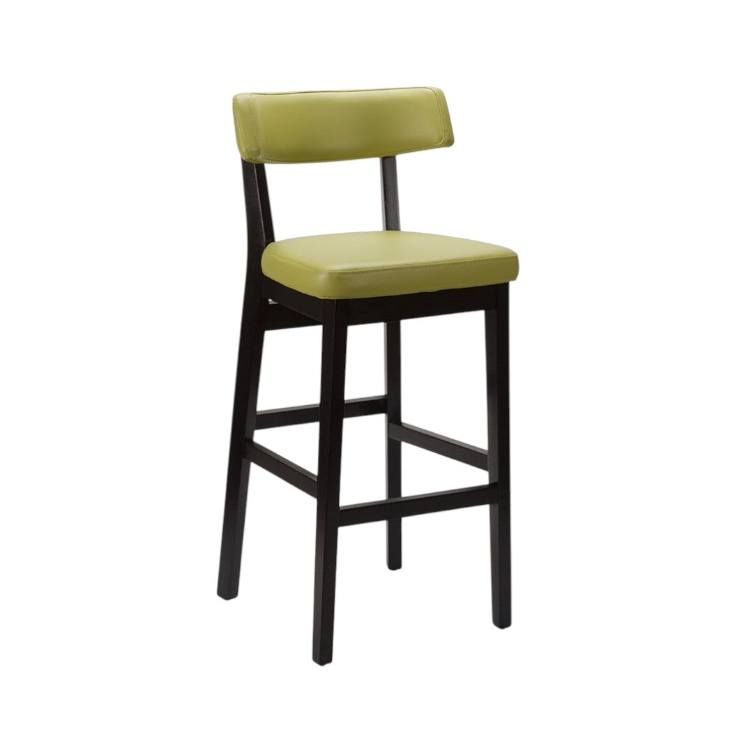 The Soho Bar Stool | Contract Grade | In Stock Lime Green Black Legs - Industrious Decor