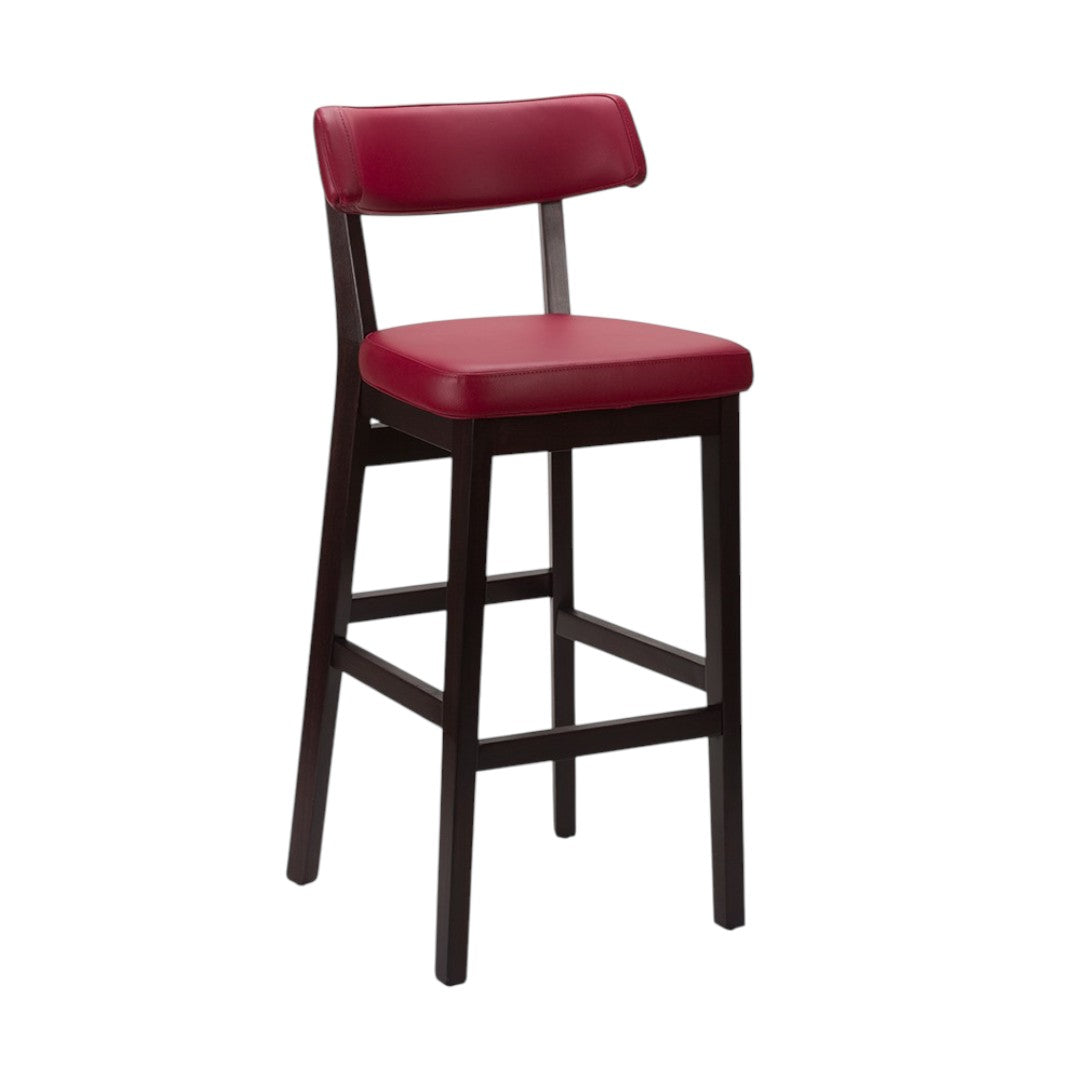 The Soho Bar Stool | Contract Grade | In Stock Wine Wenge Legs - Industrious Decor
