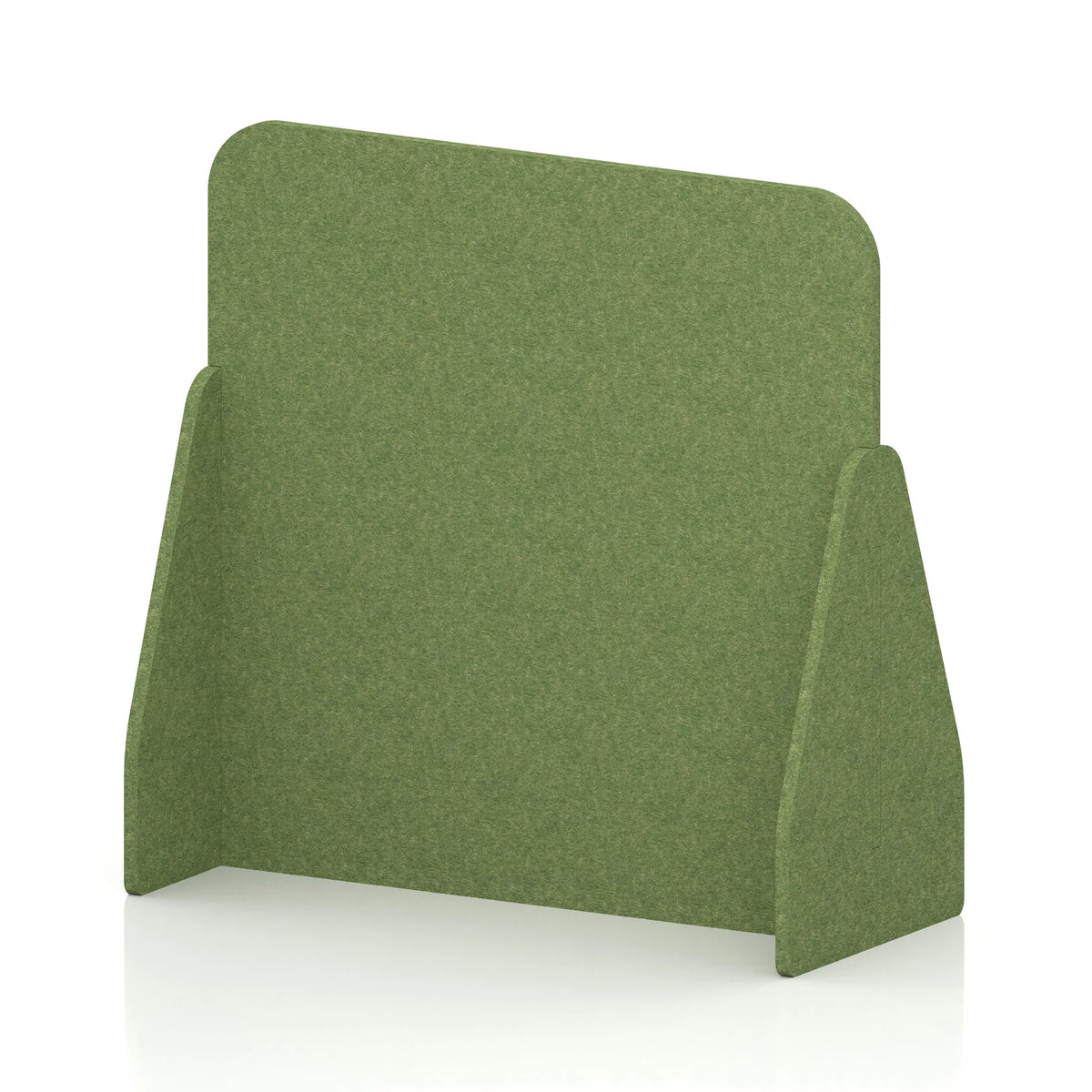 Soren Acoustic Floor Standing Screen Fern Green Full - Industrious Decor
