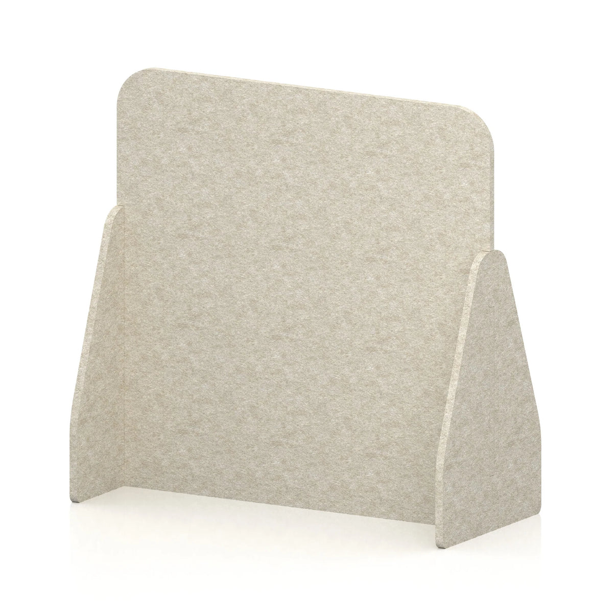 Soren Acoustic Floor Standing Screen Sand Full - Industrious Decor