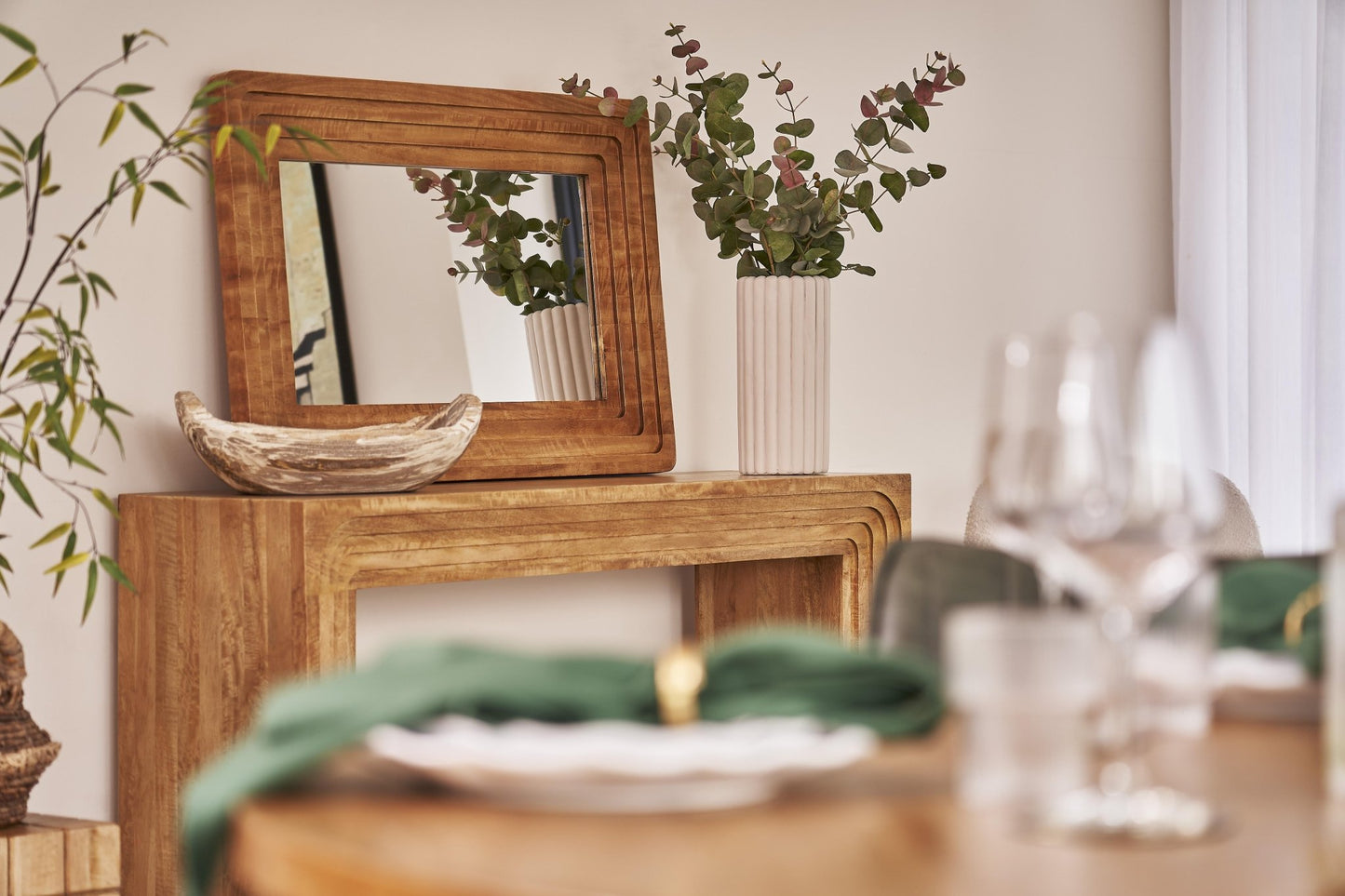 Stepwood Console Table - Industrious Decor