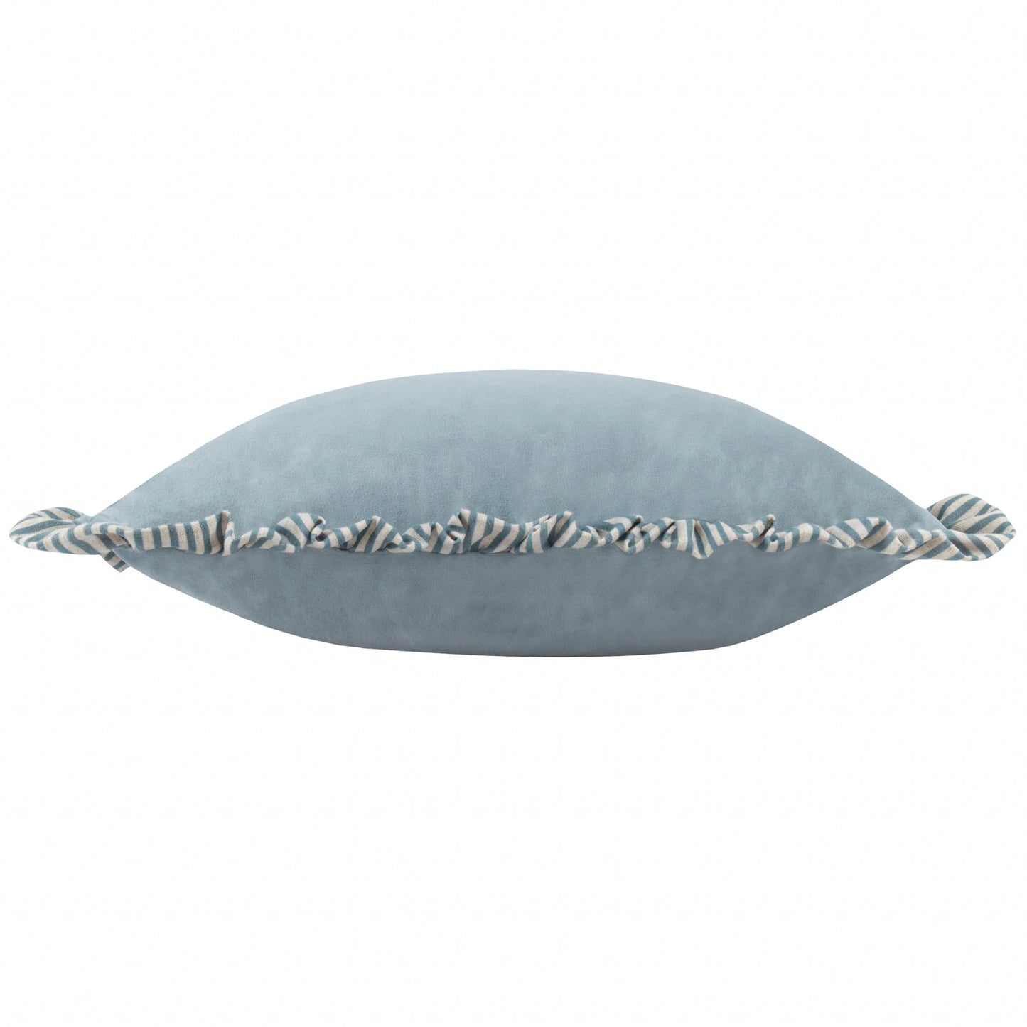 Stripped Ruffle Cushion - Industrious Decor