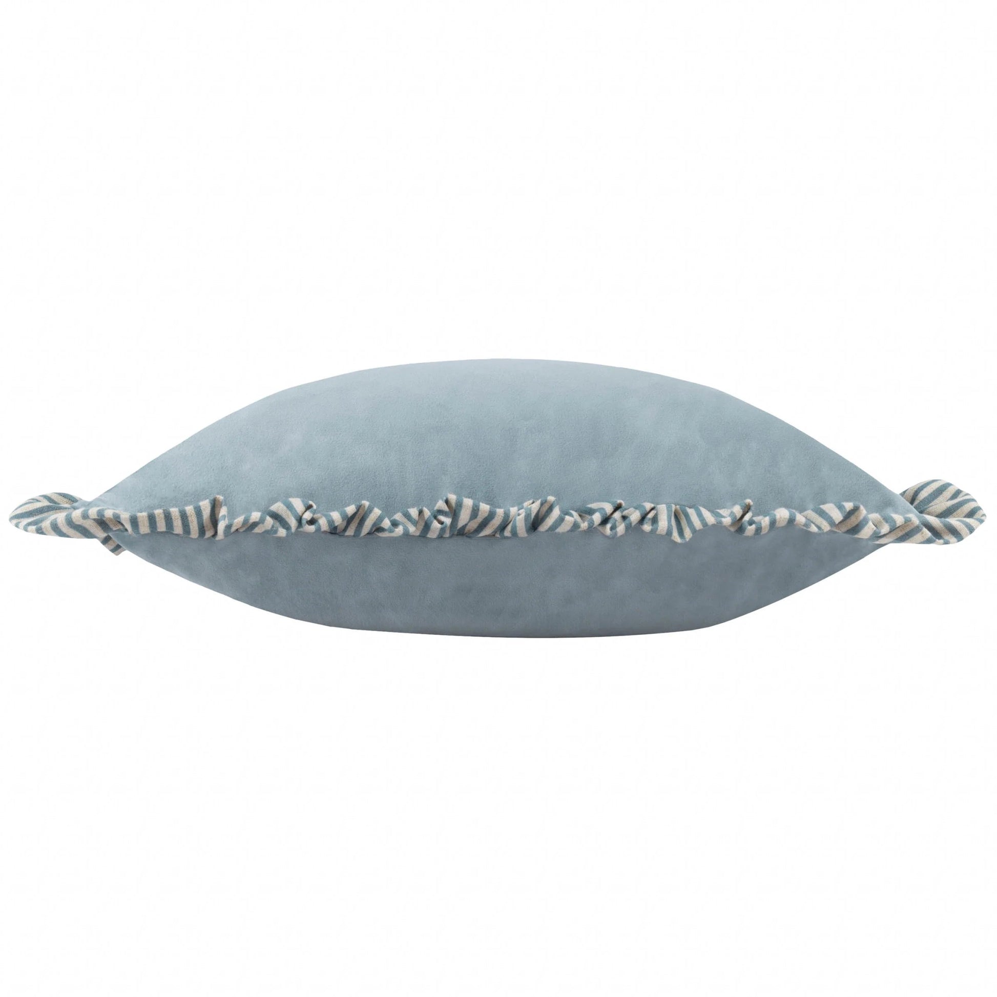 Stripped Ruffle Cushion - Industrious Decor