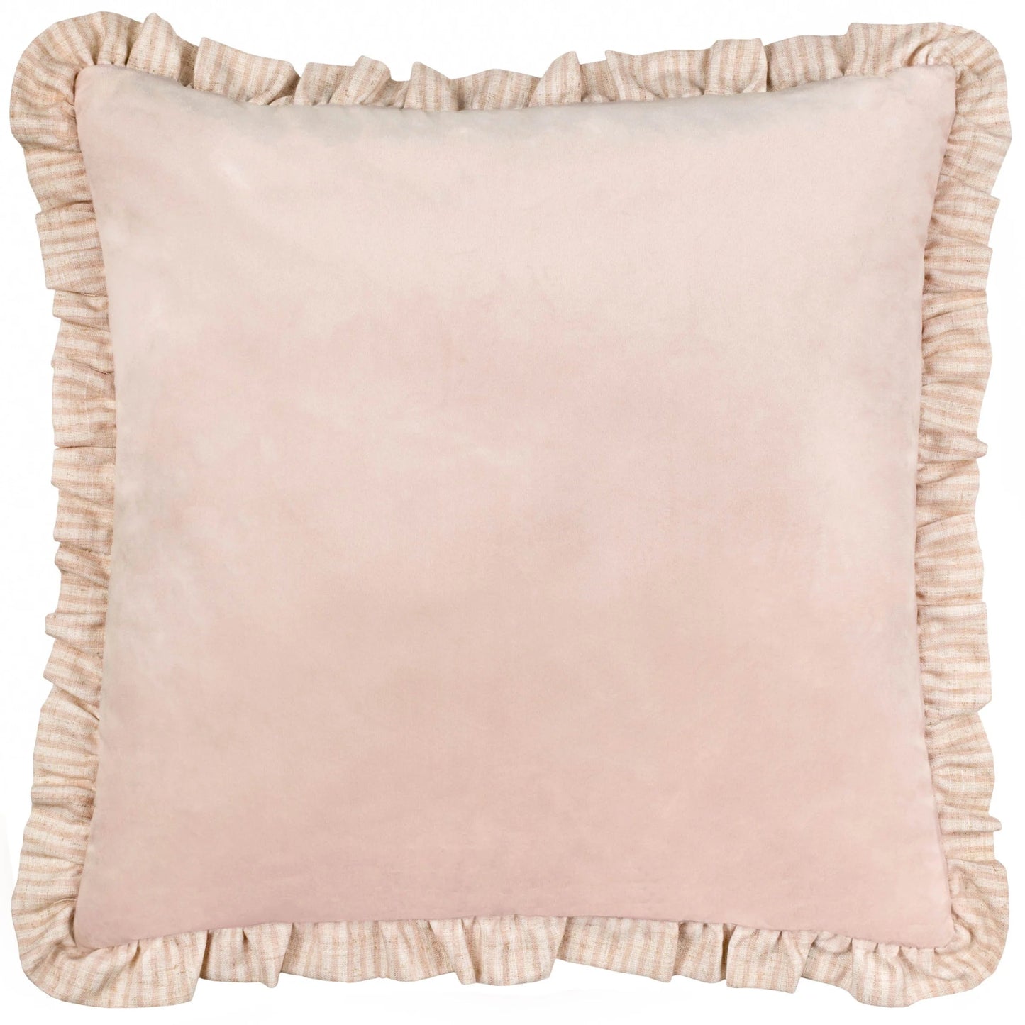 Stripped Ruffle Cushion - Industrious Decor