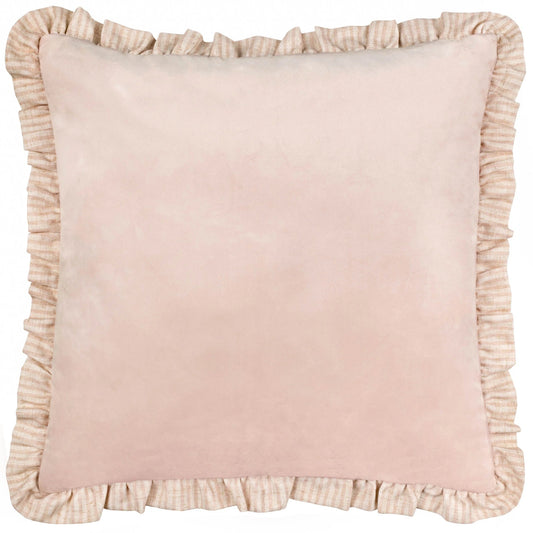 Stripped Ruffle Cushion - Industrious Decor