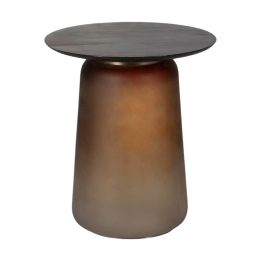 Ombra Glass Lamp Table