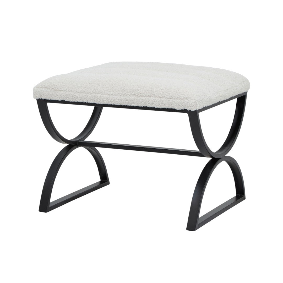 Milo Bouclé Foot Stool