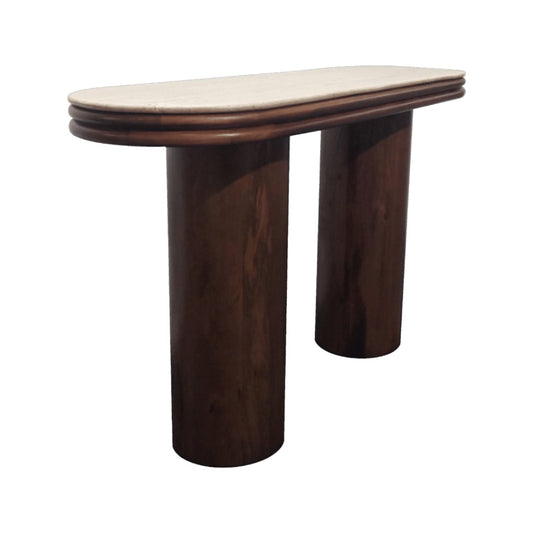 Marlo Travertine Console Table