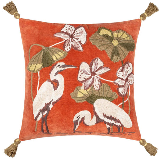 Tropic Marsh Floral Cushion - Industrious Decor