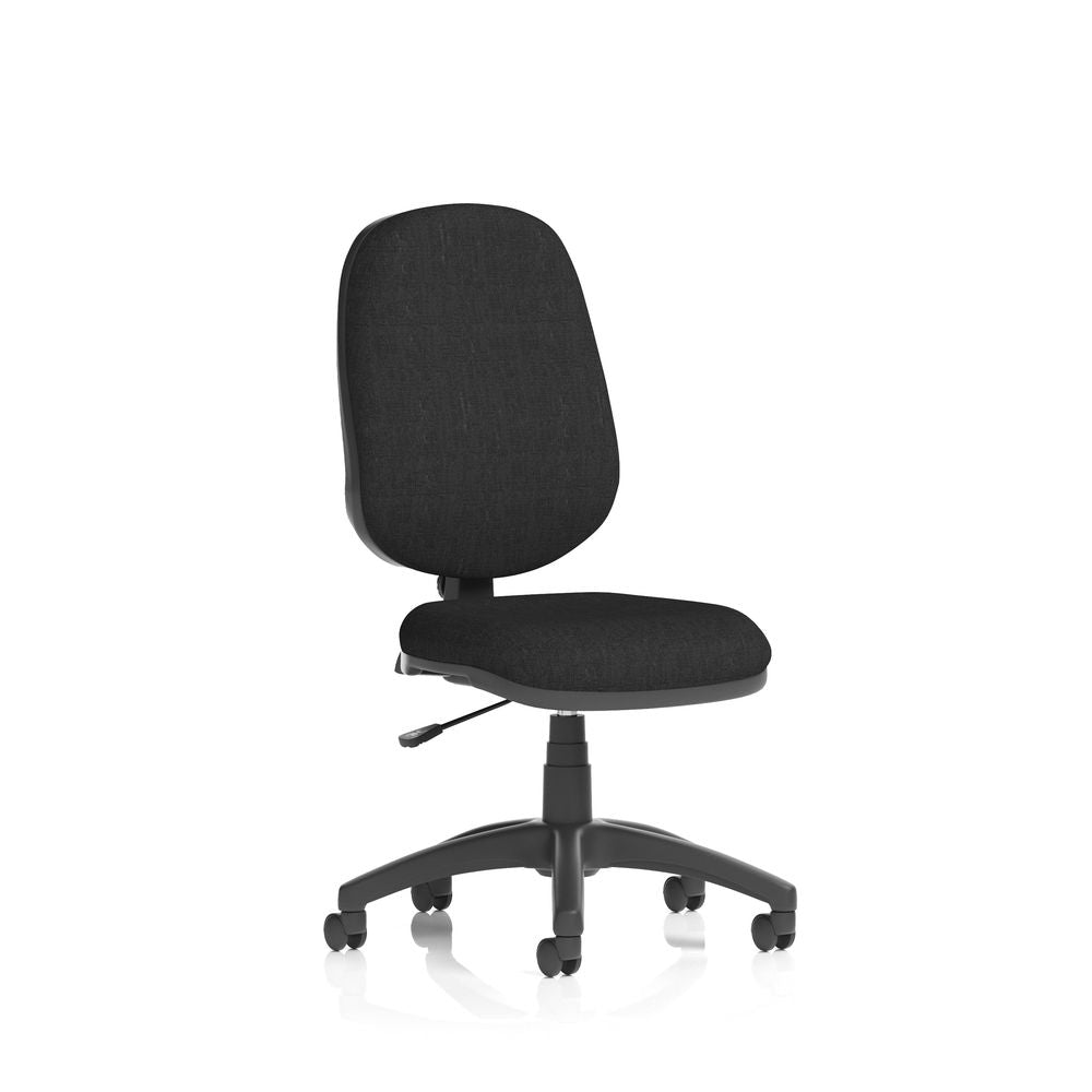 Norwood Medium Back Task Operator Office Chair Black Fabric Matching Bespoke Colour - Industrious Decor