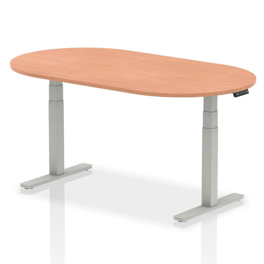 Impulse Sit-Stand Boardroom Table | D-Shape