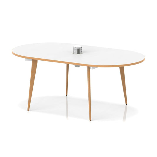 Strand Oval Boardroom Table with Integrated Power
