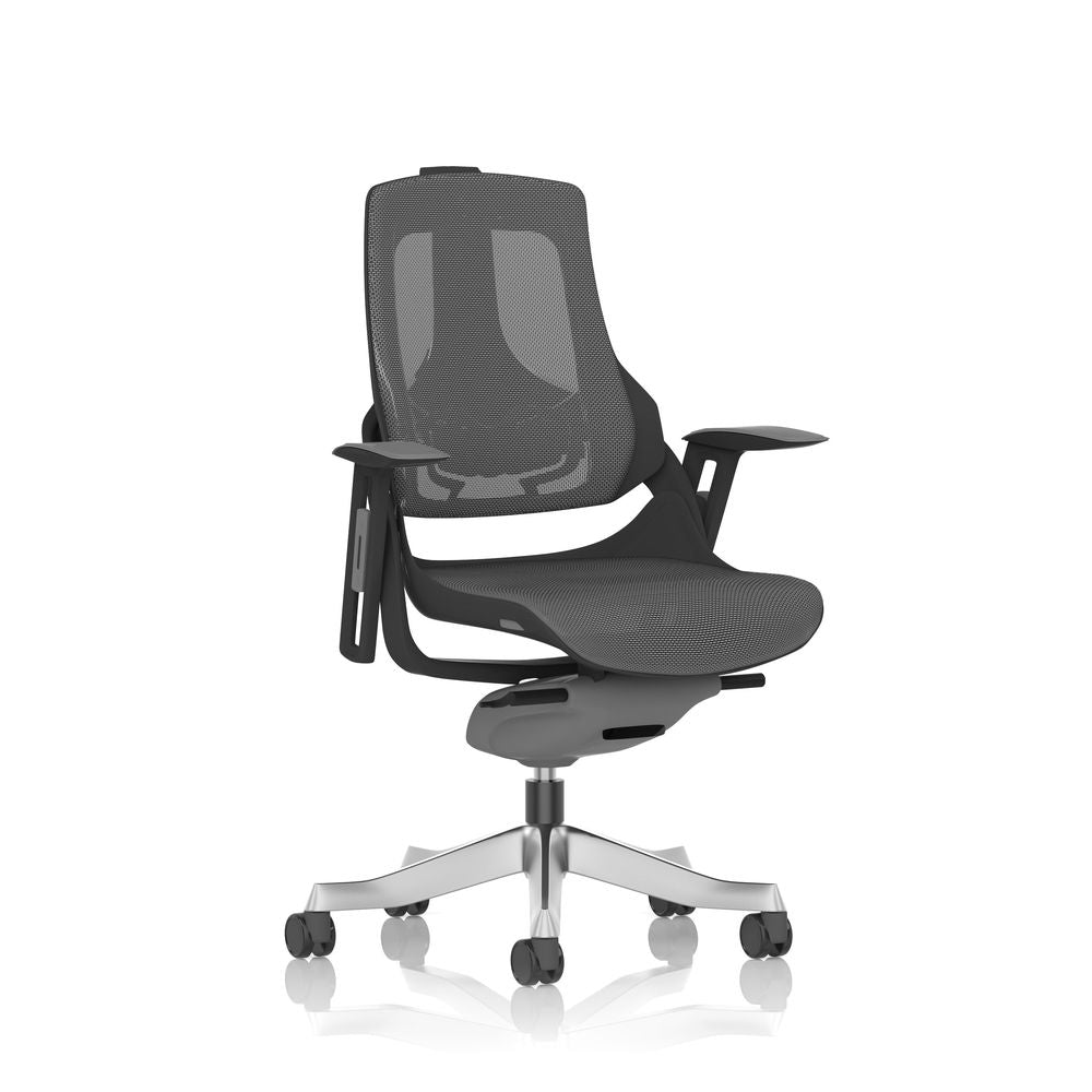 Nettlebed High Back Black Shell Executive Office Chair with Arms - Industrious Decor