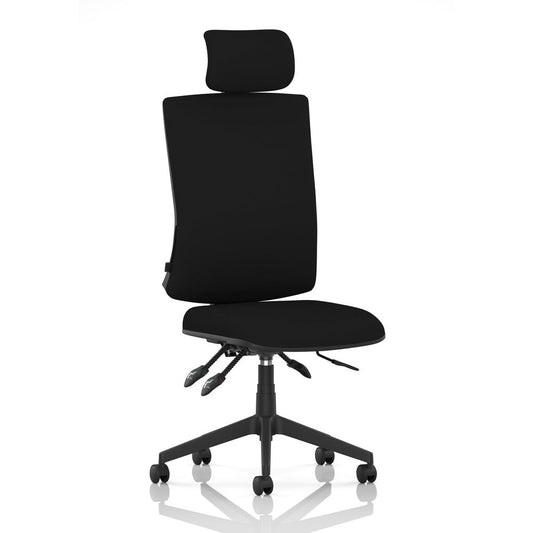 Orla High Back Ergonomic Task Operator Office Chair with Headrest