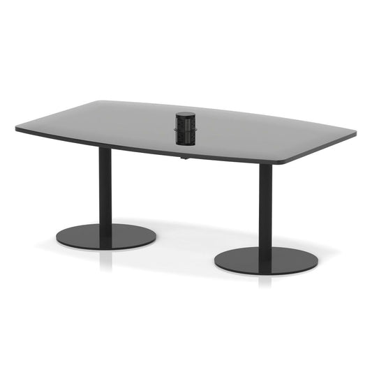 Vivo High Gloss Poseur Table with Integrated Power