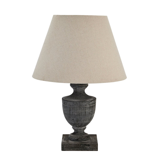Urn Wooden Lamp - Industrious Decor