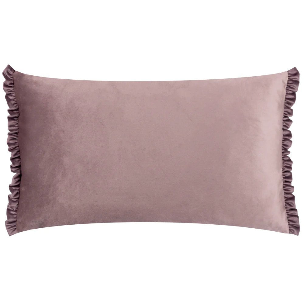 Velvet Ruffle Cushion - Industrious Decor