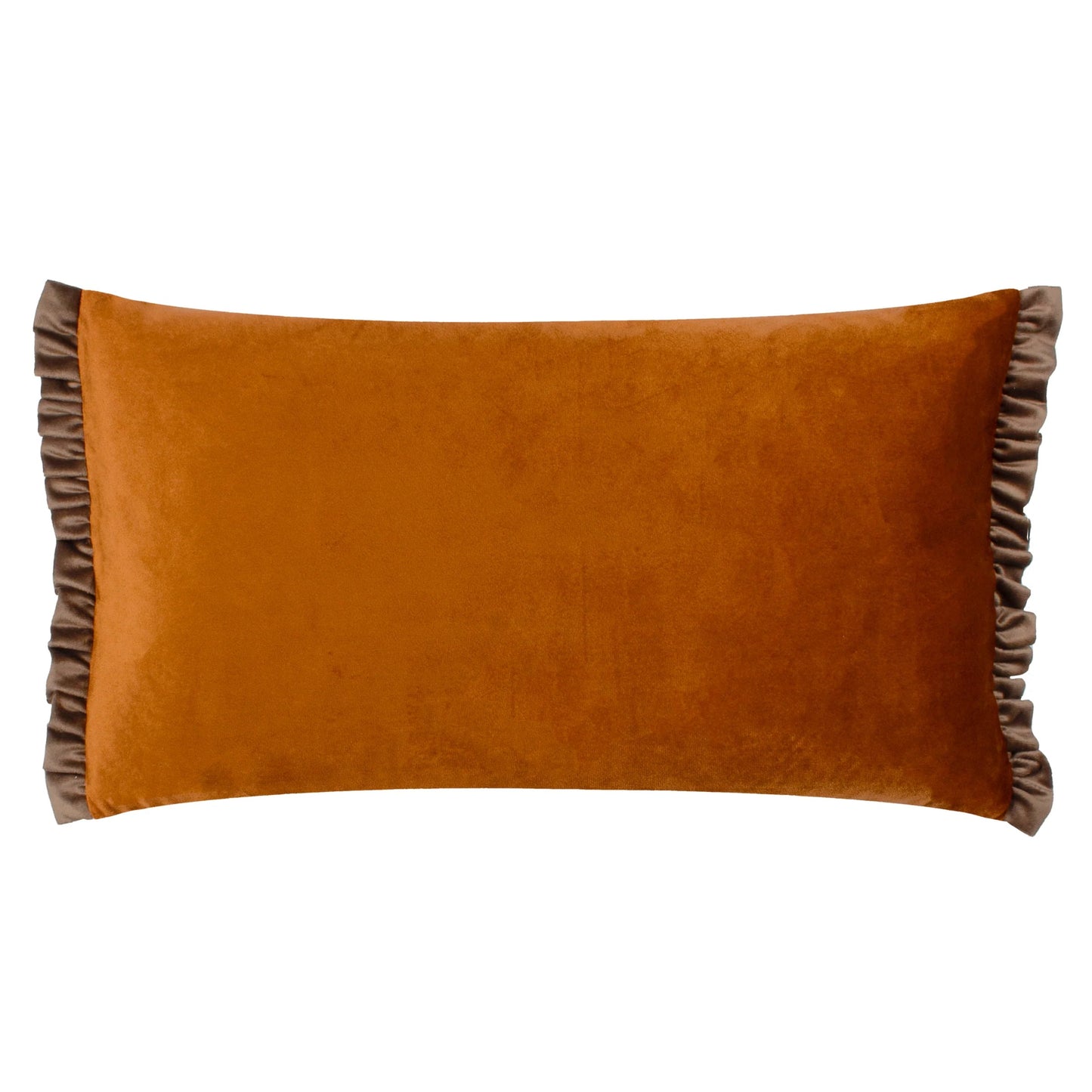 Velvet Ruffle Cushion - Industrious Decor
