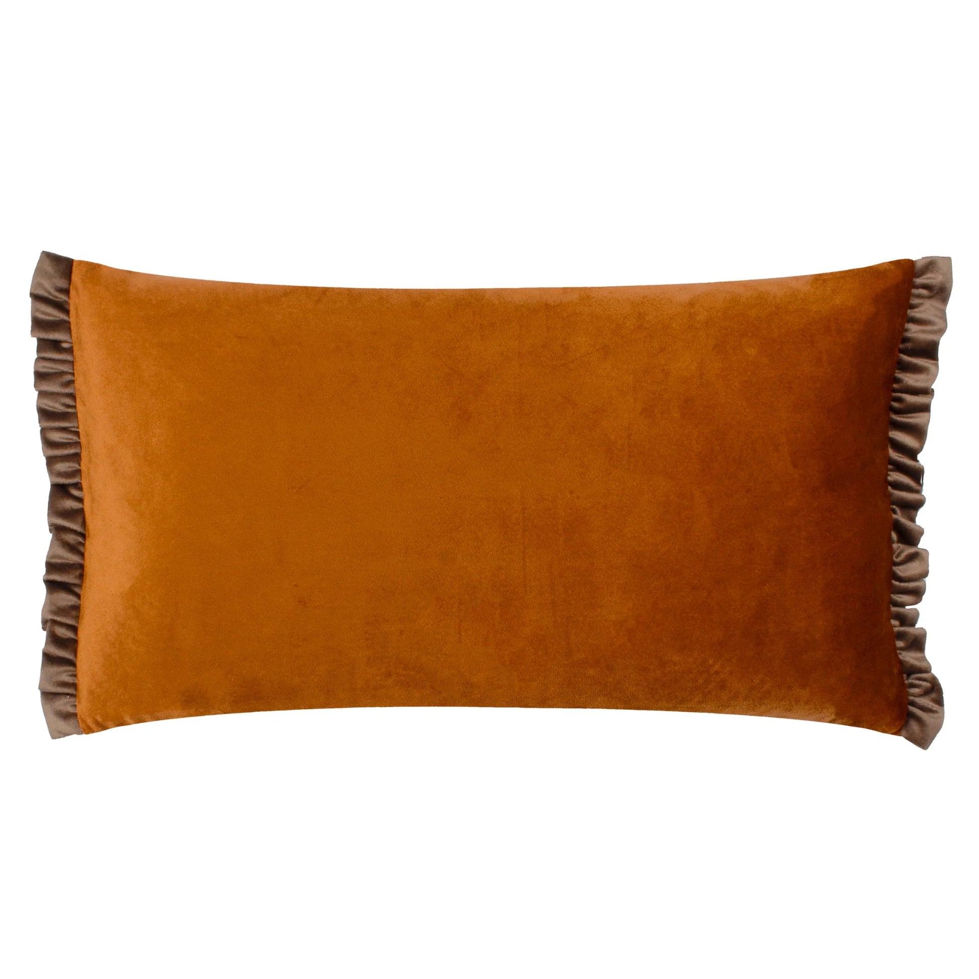 Velvet Ruffle Cushion - Industrious Decor