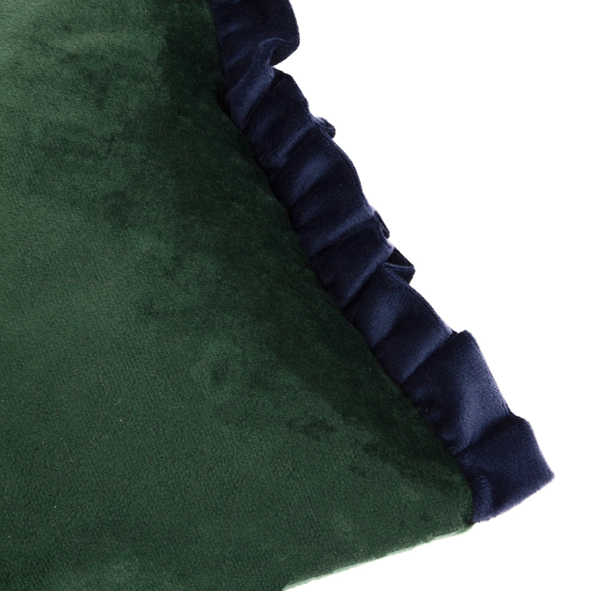 Velvet Ruffle Cushion - Industrious Decor