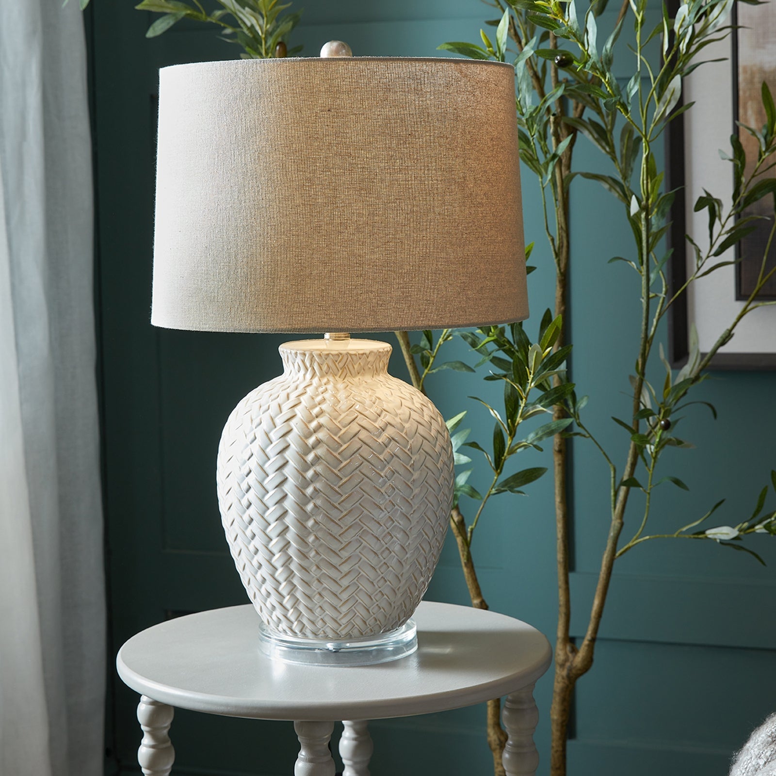 Weave Table Lamp - Industrious Decor