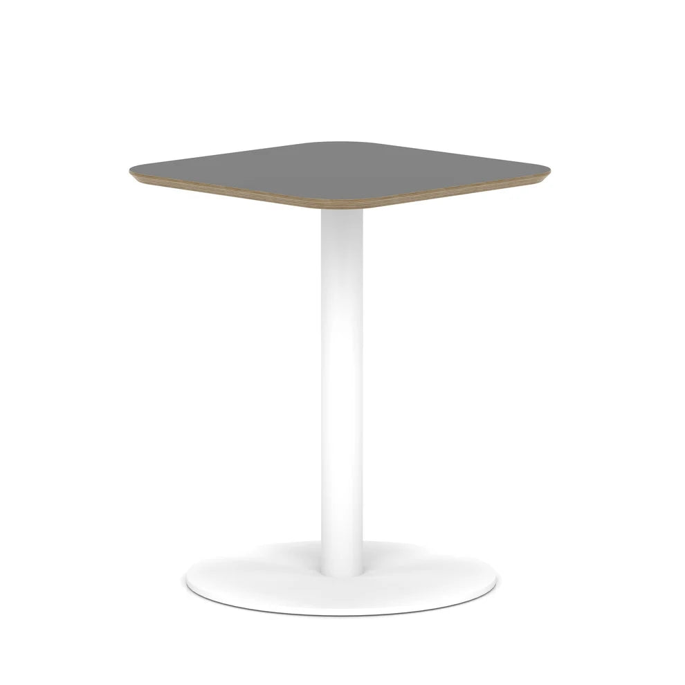 Arlo Square Bistro Dining Table With Disc Base - Industrious Decor