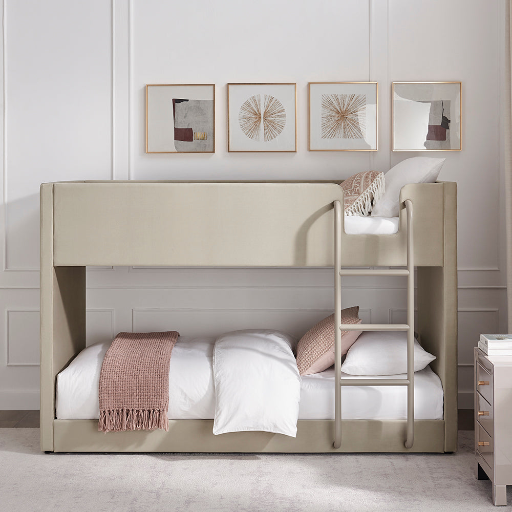 Pickle Bunk Bed Taupe - Industrious Decor