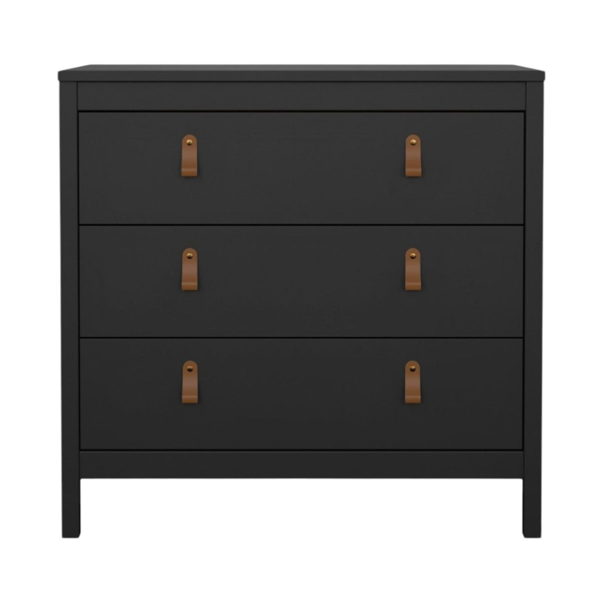 Yarwood Chest of Drawers Black - Tan - Industrious Decor