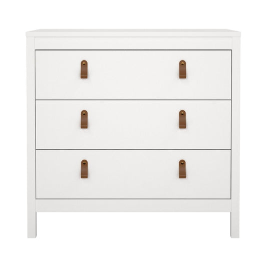 Yarwood Chest of Drawers White - Tan - Industrious Decor