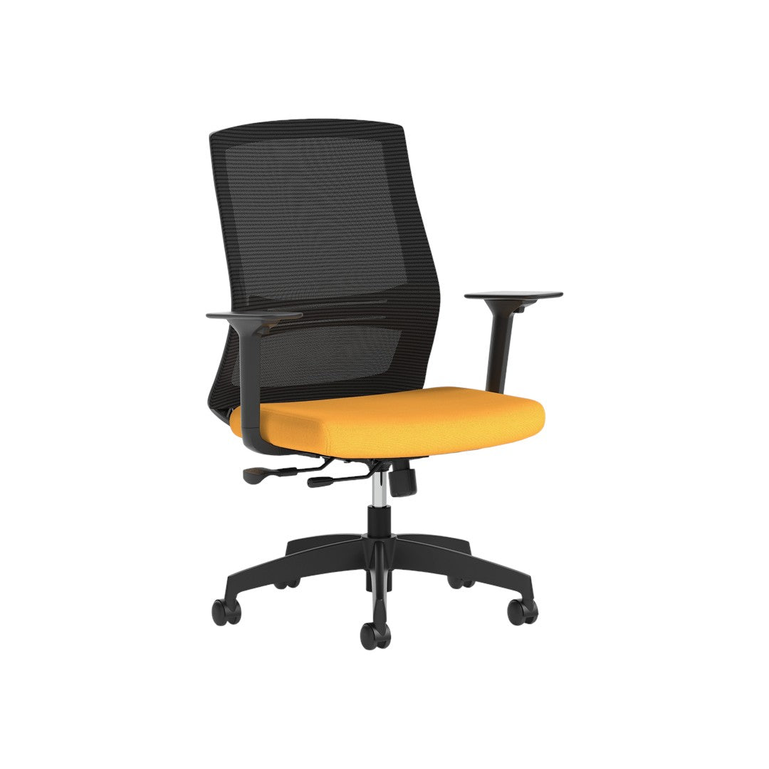 Mesh Task Chair with Height Adjustable Arms - Industrious Decor